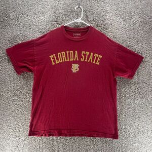 Vintage Florida State Seminoles Shirt Mens 2XL XXL Red Champs Sports Y2K‎ Adult